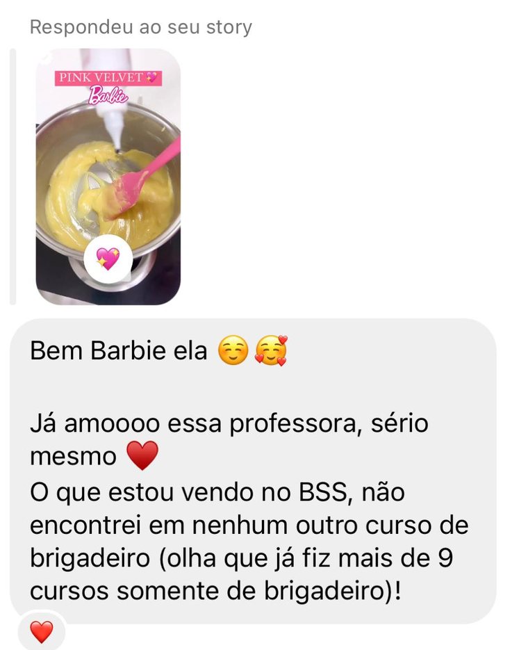 Depoimento de aluna do BSS: Aluna do BSS